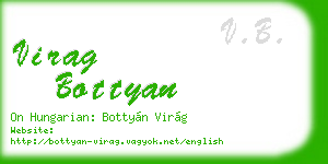 virag bottyan business card