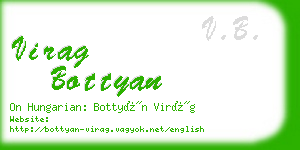 virag bottyan business card